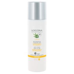 Mattierendes Tagesfluid, Bambuspuder & BIO-Hamamelis - 30ml - Logona