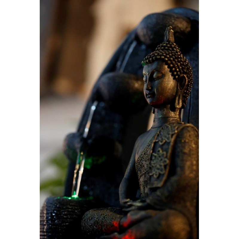 Fontana - Buddha "Armonia" (con illuminazione a LED) - Zen'Light