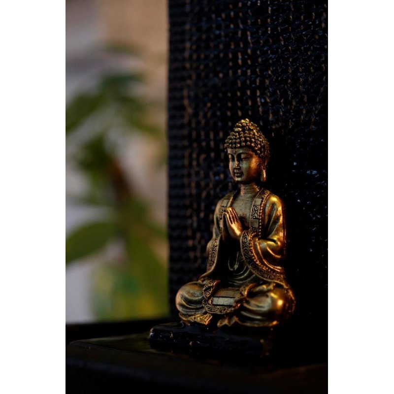 Zimmerbrunnen - Buddha "Zenitude" (mit LED-Beleuchtung) - Zen'Light