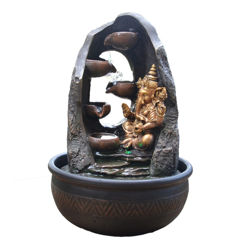Zimmerbrunnen - Buddha "Mystic" (mit LED-Beleuchtung) - Zen'Light