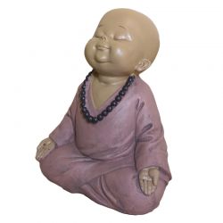 Statuette "Bouddha Médite", en résine