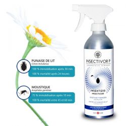 INSECTIVOR P, Insecticide prêt à l’emploi (formulé à base de fleur de Chrysanthème) - 500ml - BioTech