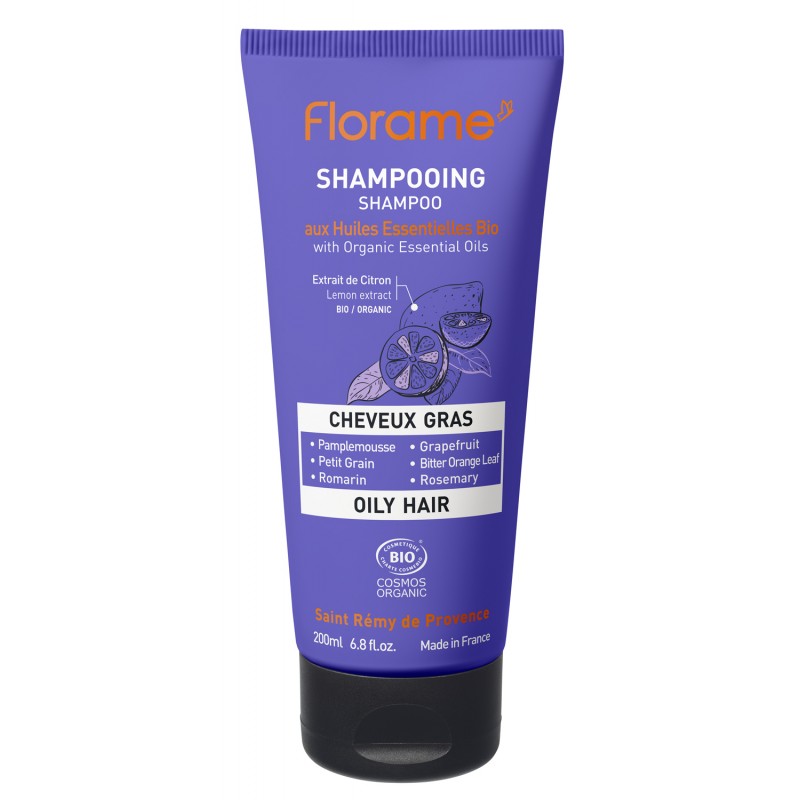 Trattamento shampoo BIO, Capelli grassi - 200ml  - Florame