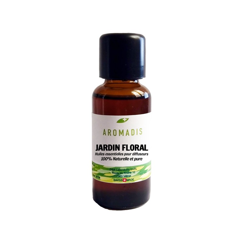 Olio essenziale per diffusioni (Synergy), Giardino floreale (100% naturale) - 30ml - Aromadis
