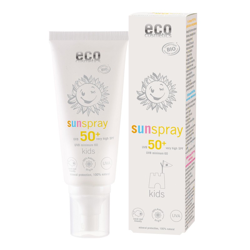 Spray solare Kids 50+ - Protezione molto elevata - 100ml - ECO Cosmectis