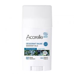 Déodorant Baume BIO au bicarbonate, pour Homme, Genévrier et Menthe - 40gr - Acorelle