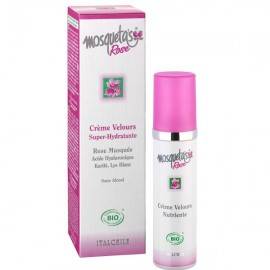 Crème Velours Super Hydratante à la Rose Musquée Bio - 50ml