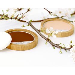 Fondotinta Compact Foundation (Ricarica) - N°735, Cioccolato - 7,5g - Zao Make-up