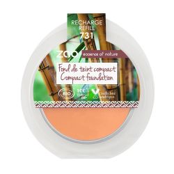 Recharge - Fond de teint compact - Compact Foundation - N°731, Abricot - 7,5g - Zao Make-up