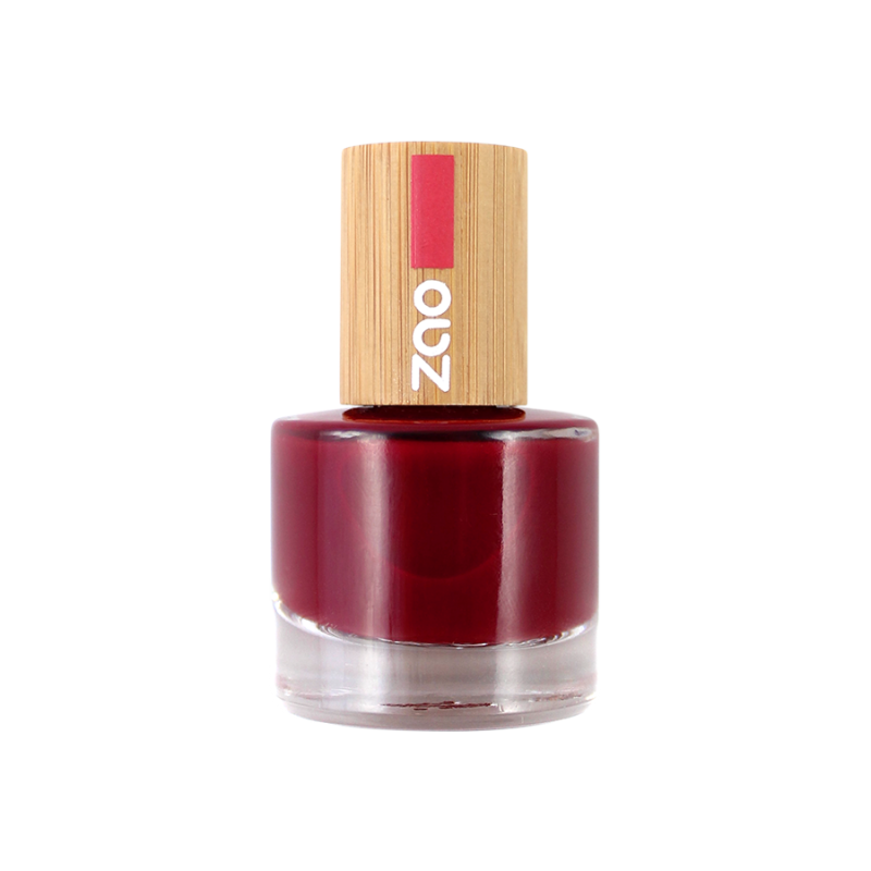 Vernis à ongles - N° 668, Rouge passion - 8ml - Zao