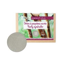Nachfüller Perlmutt-schimmender Lidschatten (Grey Green) - Zao Make-Up