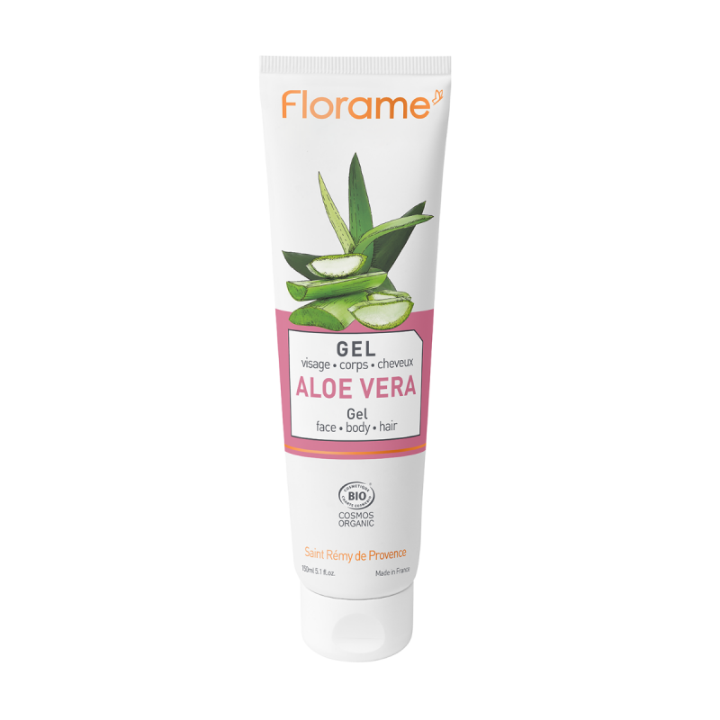 Gel de Aloe vera BIO pour le visage, corps & cheveux - 150ml - Florame