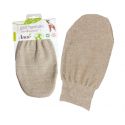 Hammam-Handschuh für Massage und Hygiene (Bio-Leinen und Baumwolle) - 1 Stk - Anaé
