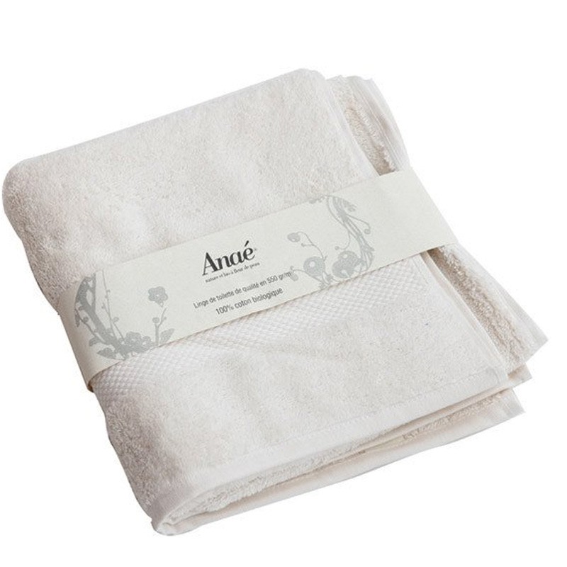 Handtuch aus Bio-Baumwolle, ecru - 70 x 140cm - Anaé