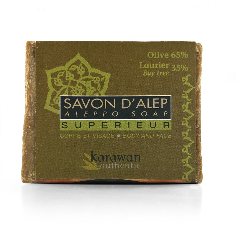 Savon d'Alep "Supérieure" (35% huile de laurier / 65% huile d'olive) - 200g - Karawan