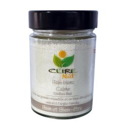Mélange de bain, Calme (à l'argile blanche) - 275g (verre) ou 550g (recharge) - Curenat