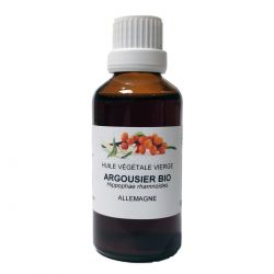 Huile végétale vierge d'argousier Bio - 50ml - D&A Laboratoires