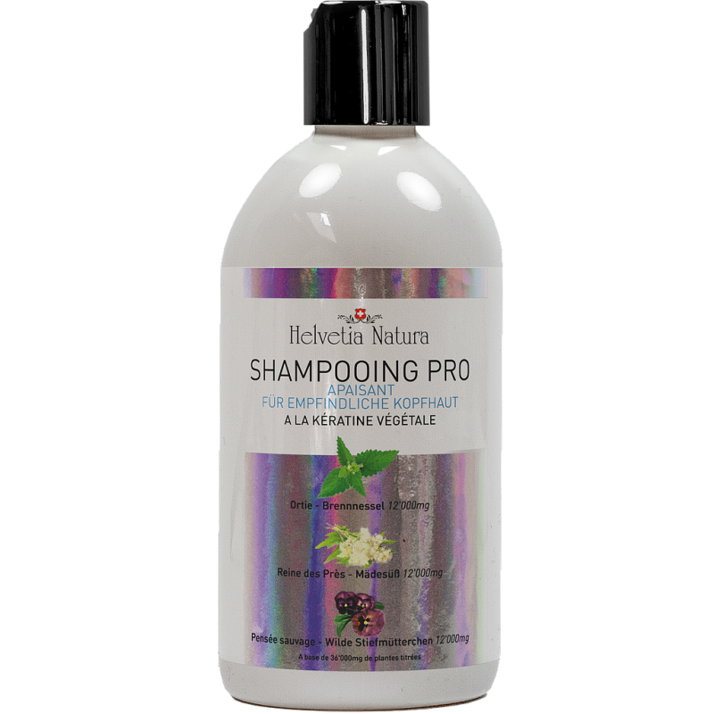 Pro Shampoo con creatina vegetale - Lenitivo - 500ml - Helvetia Natura