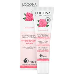 Crème de Nuit régénérante Bio à la Rose de Damas - 30ml - Logona
