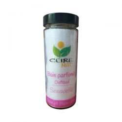 Bain parfumé, Sensuelle, Ylang-Ylang et sel d'epsom - Pot en verre de 550g - Curenat