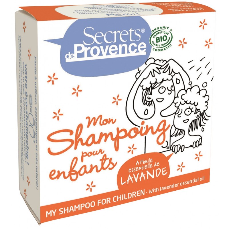Il mio shampoo solido per bambini con lavanda - 85g - Secrets de Provence