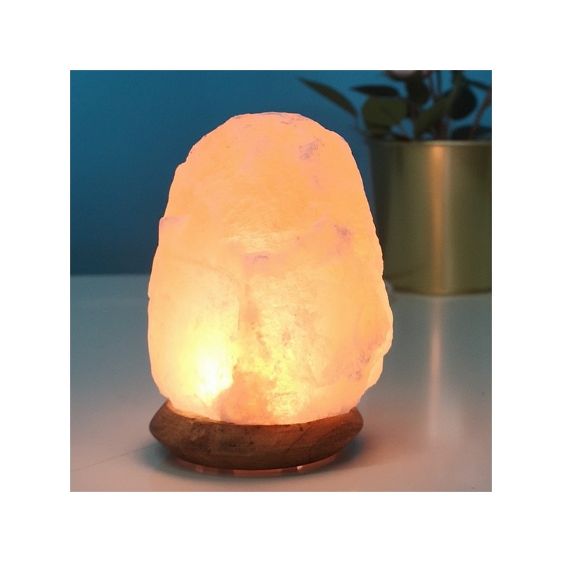 Lampe en cristal de sel de l'Himalaya (USB LED), Sphère - ZEN'Arôme