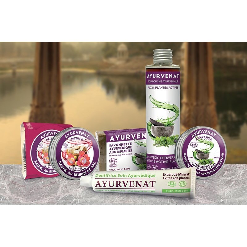 Ayurvedischer Massagebalsam, Abhyanga, mit 18 biologischen Kräutern - 50ml - Ayurvenat