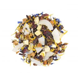 Tisane, Rêve des Caraïbes BIO (Noix de coco, Hibiscus, pomme, mangue, ....) - 100g - Mon Instant CacaoThé