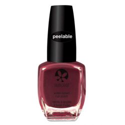 Vernis à ongles pelable à base d'eau (12 Free + Vegan) - Mulberry, Violet foncé irrisé - 11ml - Suncoat