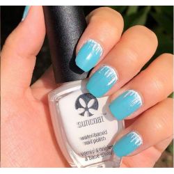 Basis oder Finish - Abziehbarer Nagellack auf Wasserbasis (12 Free), Klarlack - 11ml - Suncoat