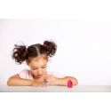 Abziehbarer Nagellack für Kinder, auf Wasserbasis und lösungsmittelfrei - Strawberry Delight, cremerot - 9ml - SuncoatGirl