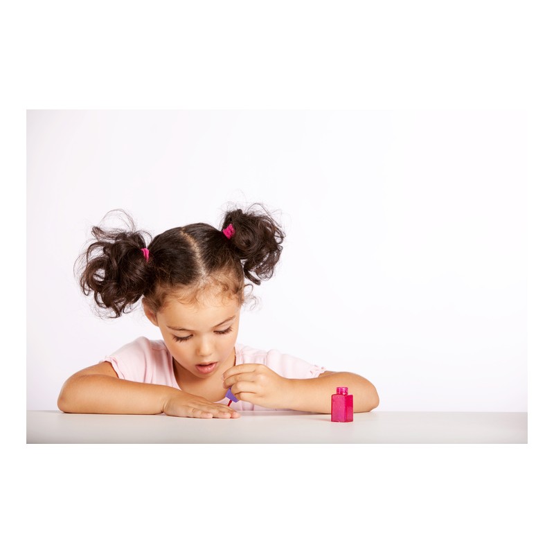 Smalto per unghie per bambini a base d'acqua, senza solventi, pelabile - Ballerina Beauty, true pink - 9ml - SuncoatGirl