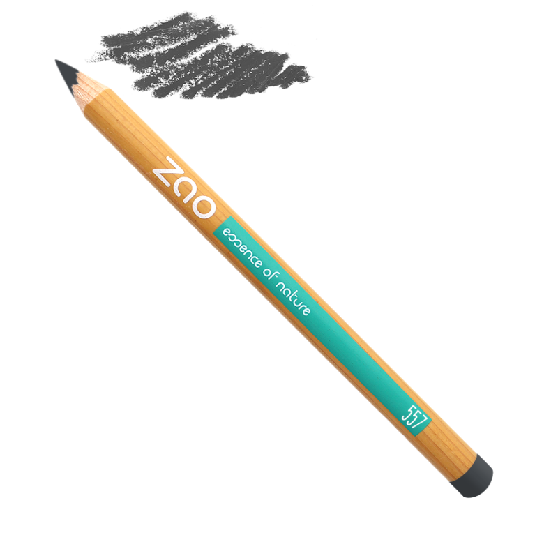 Crayons de maquillage, BIO & Vegan pour yeux, sourcils & lèvres - N° 557, Gris taupe - Zao﻿