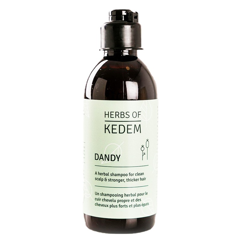 DANDY, Shampooing pour renforcer les cheveux et soulager le cuir chevelu - 250 ml - Les Herbes de Kedem